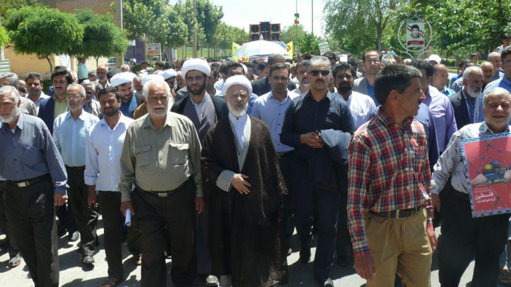 راهپیمایی مردم زنجان در محکومیت فتنه گران